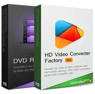 WonderFox DVD Ripper Pro + HD Video Converter Factory Pro Discount Pack Bundle