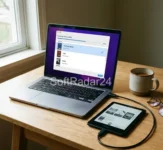 Epubor Nook Converter software interface displaying detected books from Android Emulator ready for DRM removal and conversion.