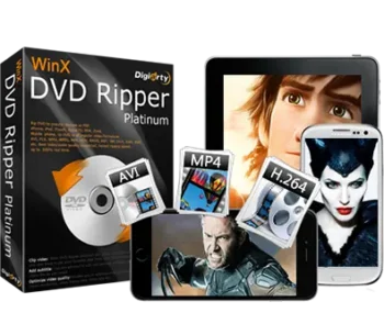 WinX DVD Ripper Platinum software interface successfully bypassing 99-title Disney DRM to rip a protected DVD to MP4 on Windows 11.