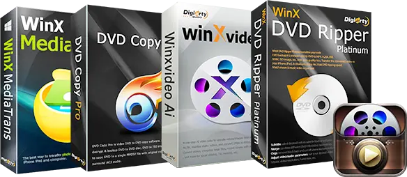 WinX Media Master 5-in-1 Bundle Lifetime License Windows 80% OFF Discount Box